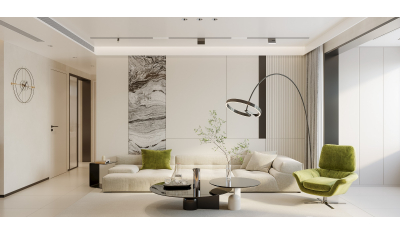 首發 - 濟南綠地國際城百花明都138平，主案設計師李琛【輕舟出品】